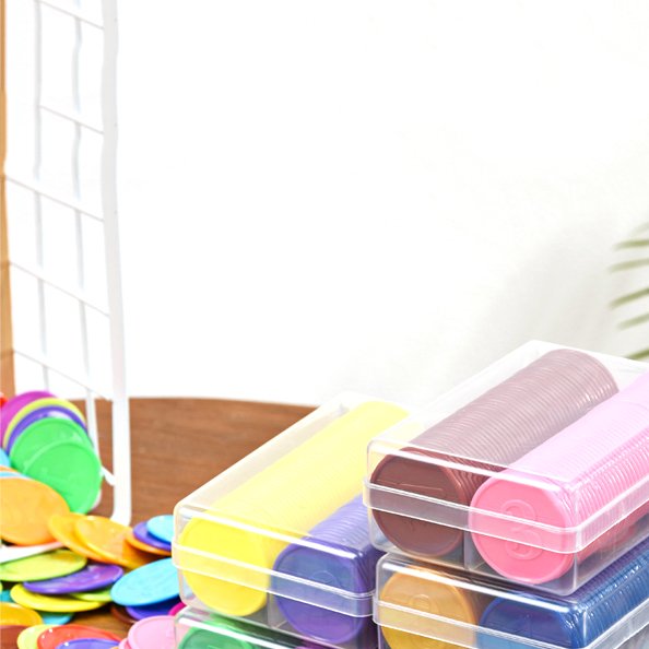 Promotion 1 2 3 4 5 6 7 8 9 10 20 50 100 custom numbers token coins plastic poker chips kids learning counting education toys
