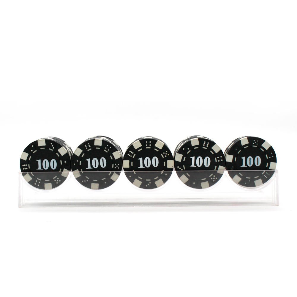 Customized Logo 10.8g 40mm*3mm Acrylic Chips Sets Clay Las Vegas Casino Crown Poker Chip Sets Abs/plastic/ceramic Pokers Coins