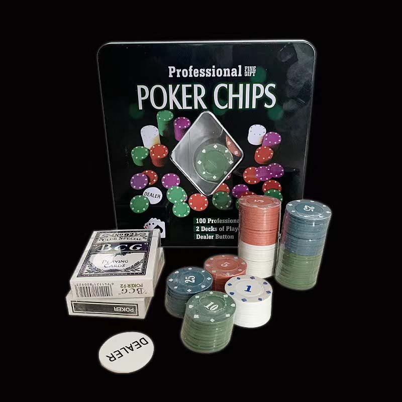 Custom Poker 100pcs Chips Quick Shipment Printing Custom Casino Poker Chip