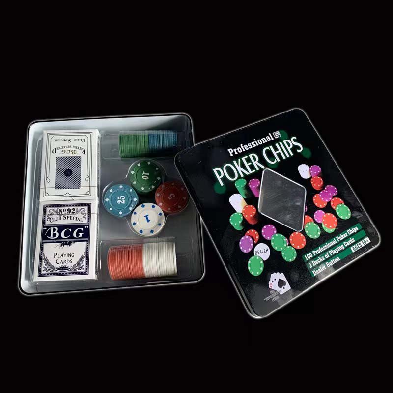 Custom Poker 100pcs Chips Quick Shipment Printing Custom Casino Poker Chip
