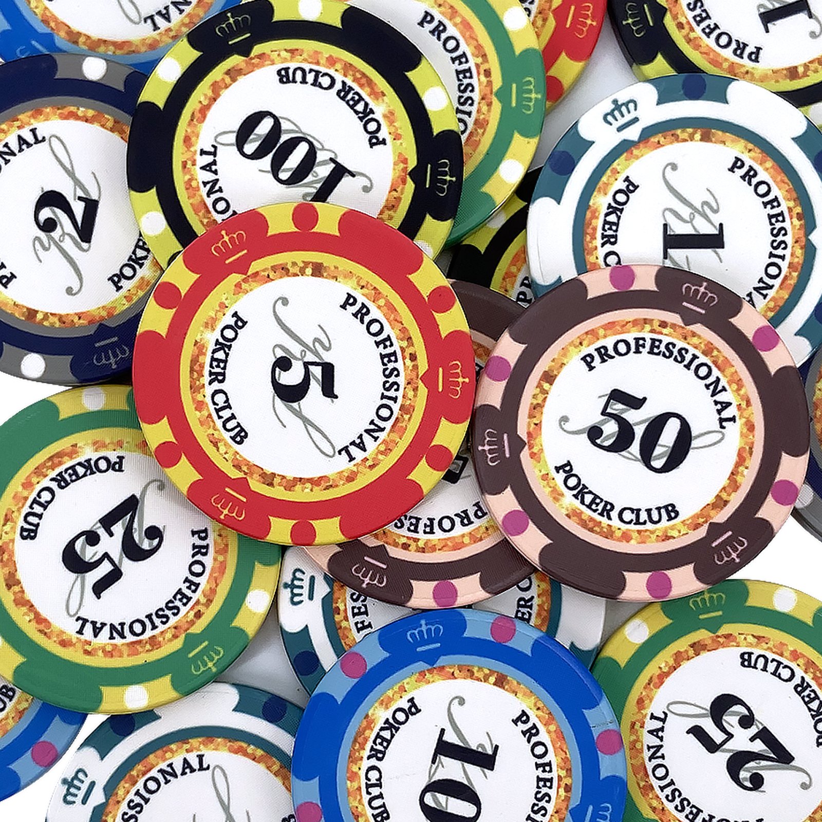 Custom 10g EPT poker Chips 39mm ceramic casino chips Wholesale poker Club Game Tokens