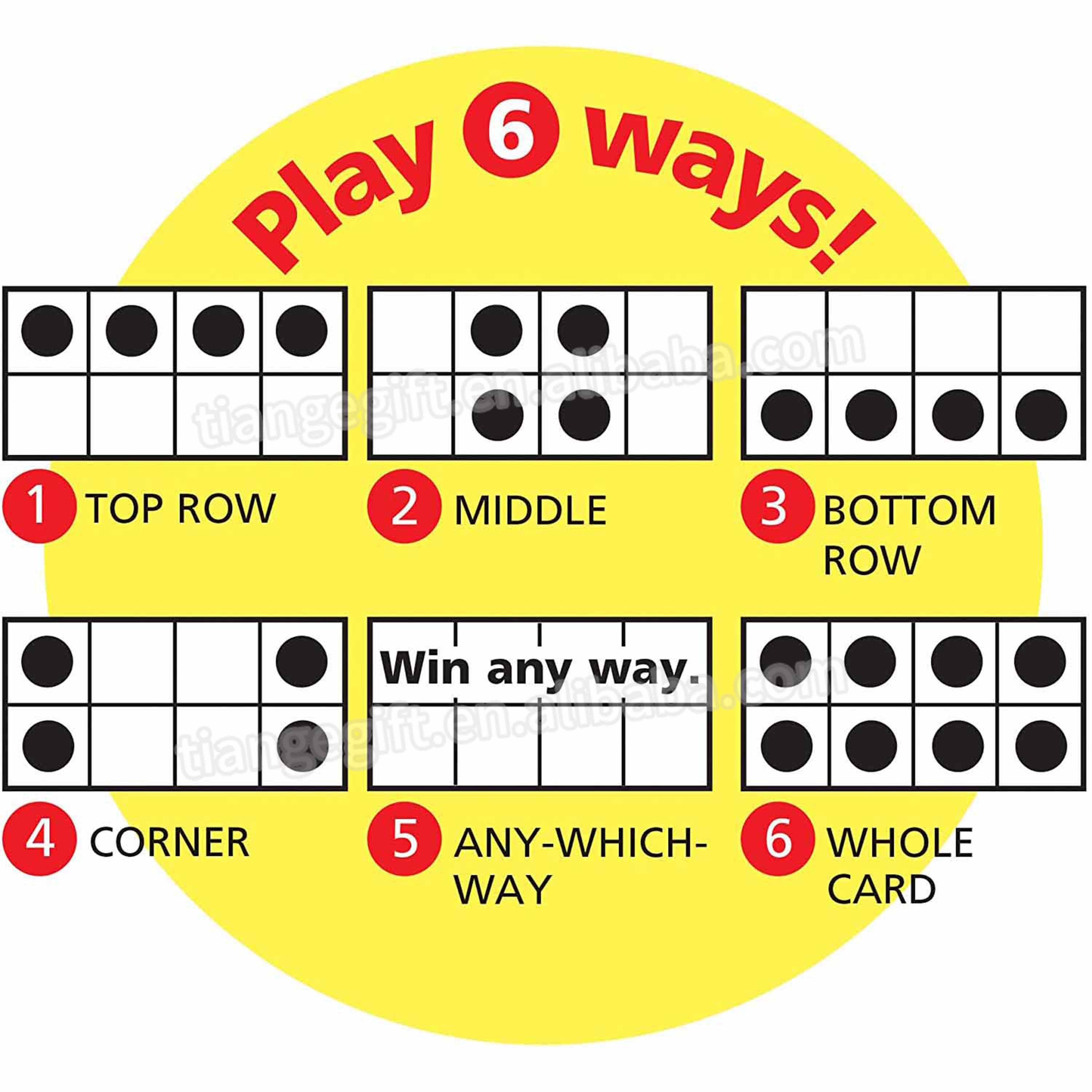 Custom learning fun flash cards sight words bingo card game set with chips