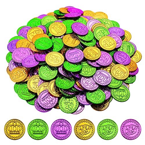 Plastic Metallic Colored Ancient Token Coins Counting Coins for Poker Chips and Game Coins
