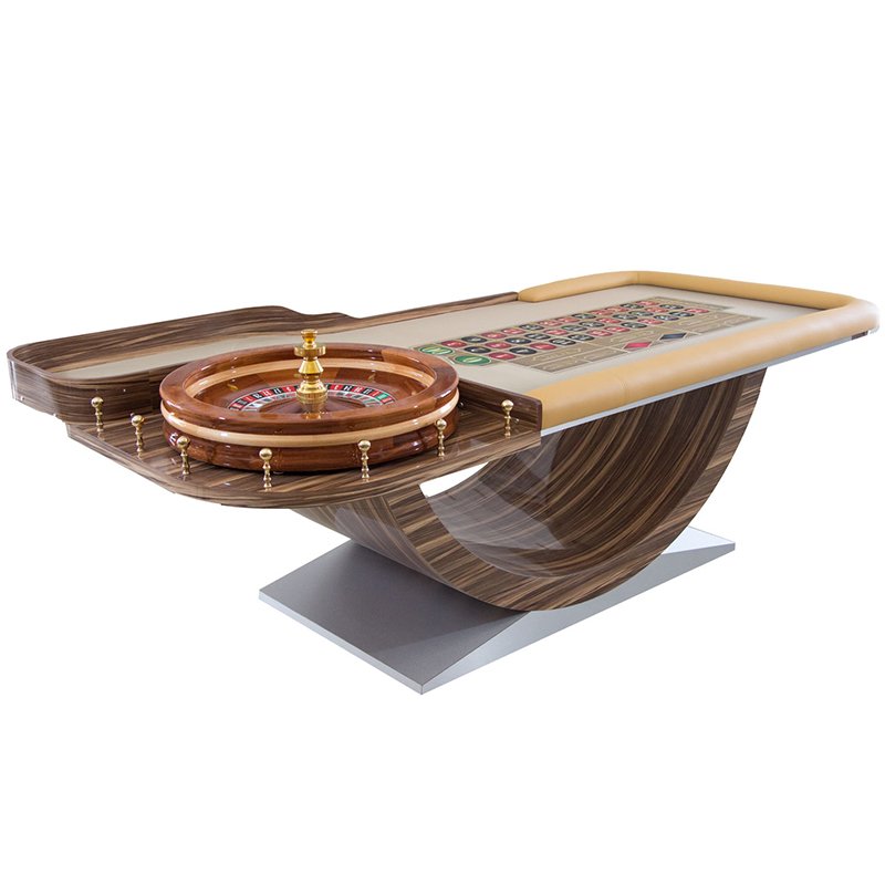Roulette Table Luxury Gambling Poker Tables Casino Game Professional Table Custom 2.4m