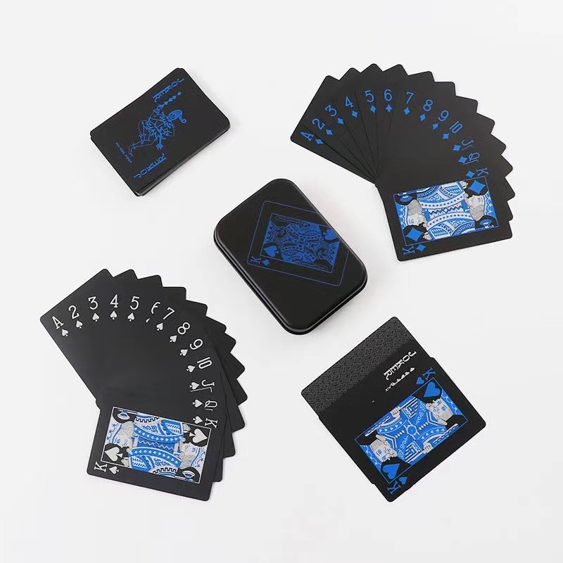 Hot Selling Support Customization Color Printing Pvc Game Playing Card With Metal Box