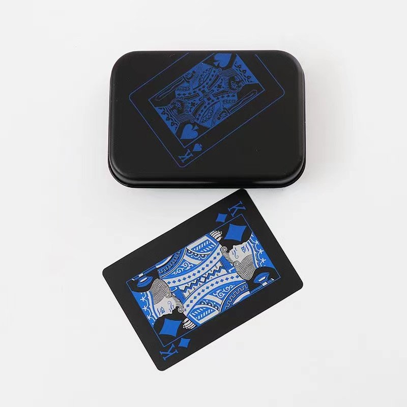 Hot Selling Support Customization Color Printing Pvc Game Playing Card With Metal Box