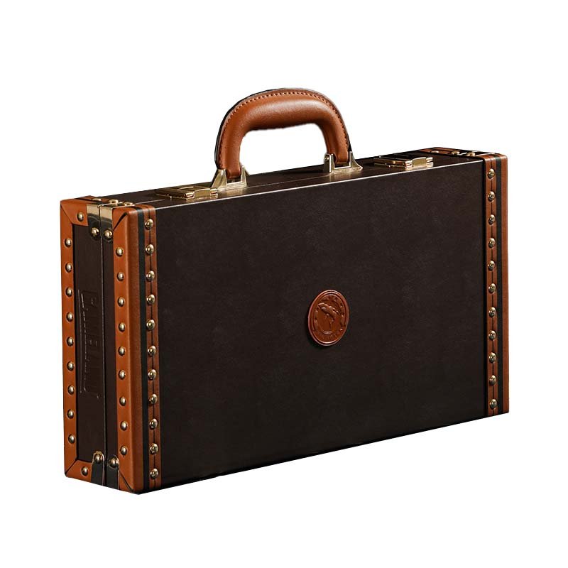 New 39/40/43mm leather case chip set, equipped with 300 poker chip set boxes with entertainment function