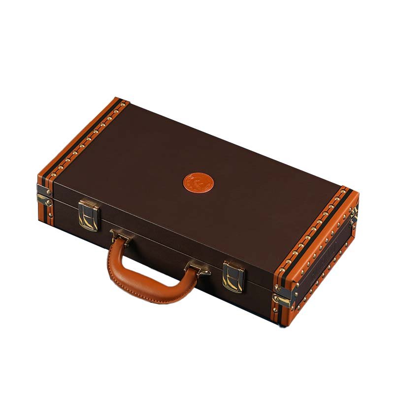 New 39/40/43mm leather case chip set, equipped with 300 poker chip set boxes with entertainment function