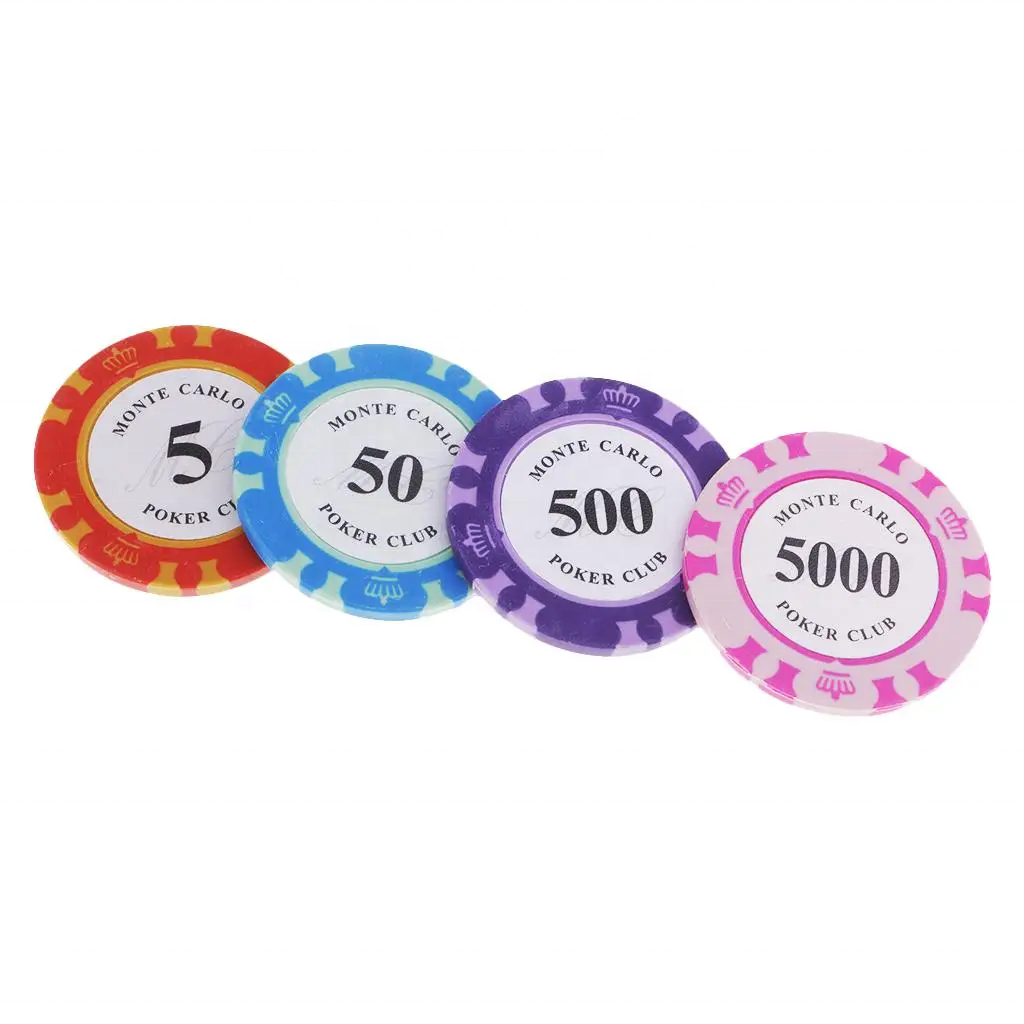 Factory wholesale poker chips with custom logo design ceramic poker chips for casino poker game