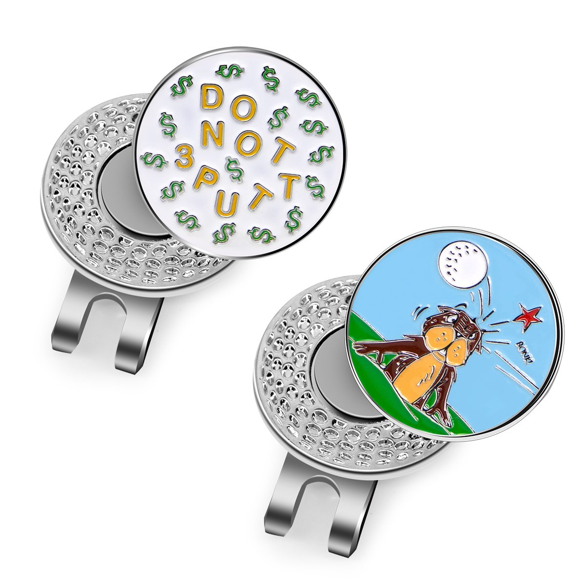 Wholesale Price Custom Logo Golf Ball Marker Magnetic Golf Ball Marker Hat Clip