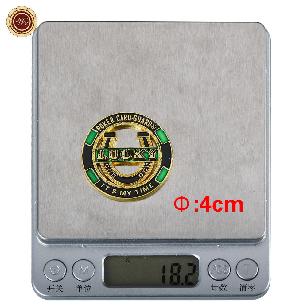 Wholesale Factory Custom Logo Design Gold Plated Coin Metal Collection Coin Customized Gambling Poker Chip Coin Gifts for Men