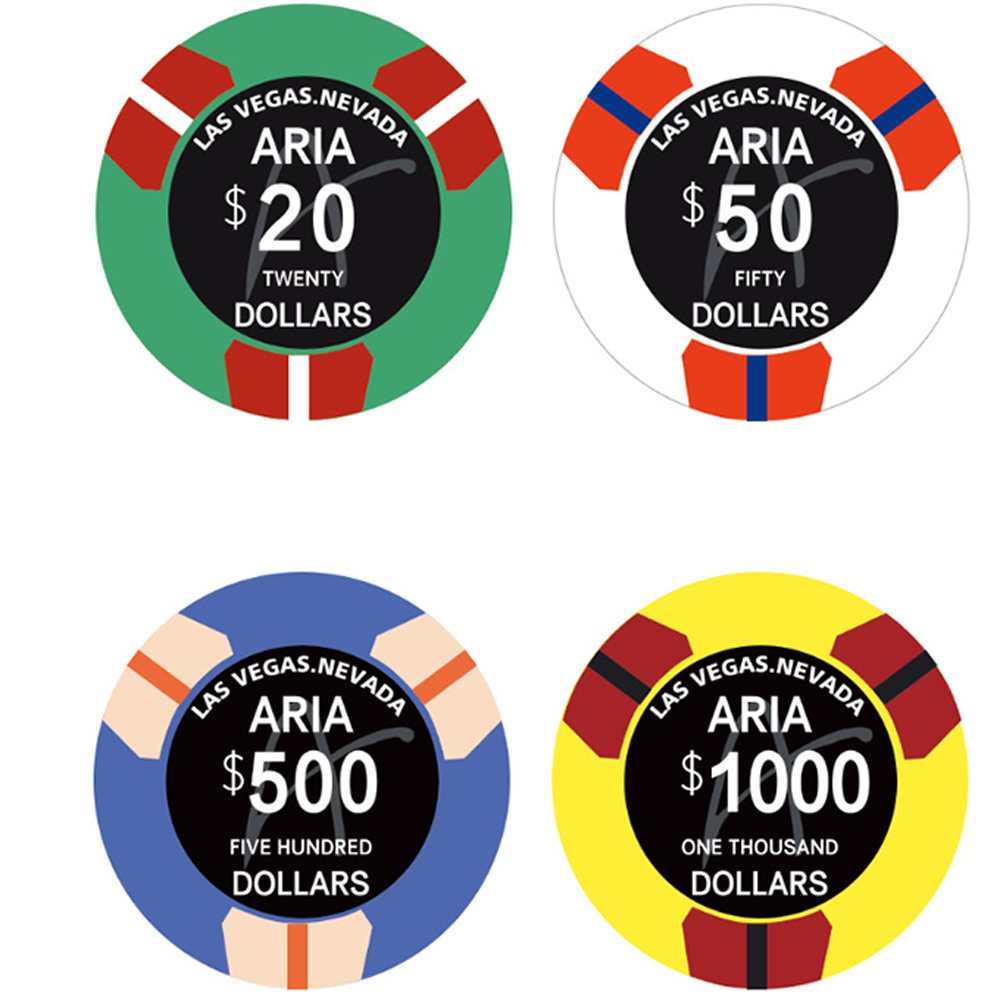 Ceramic Poker Chip 39mm Round Game High Quality Poker Chips Set Board Game
