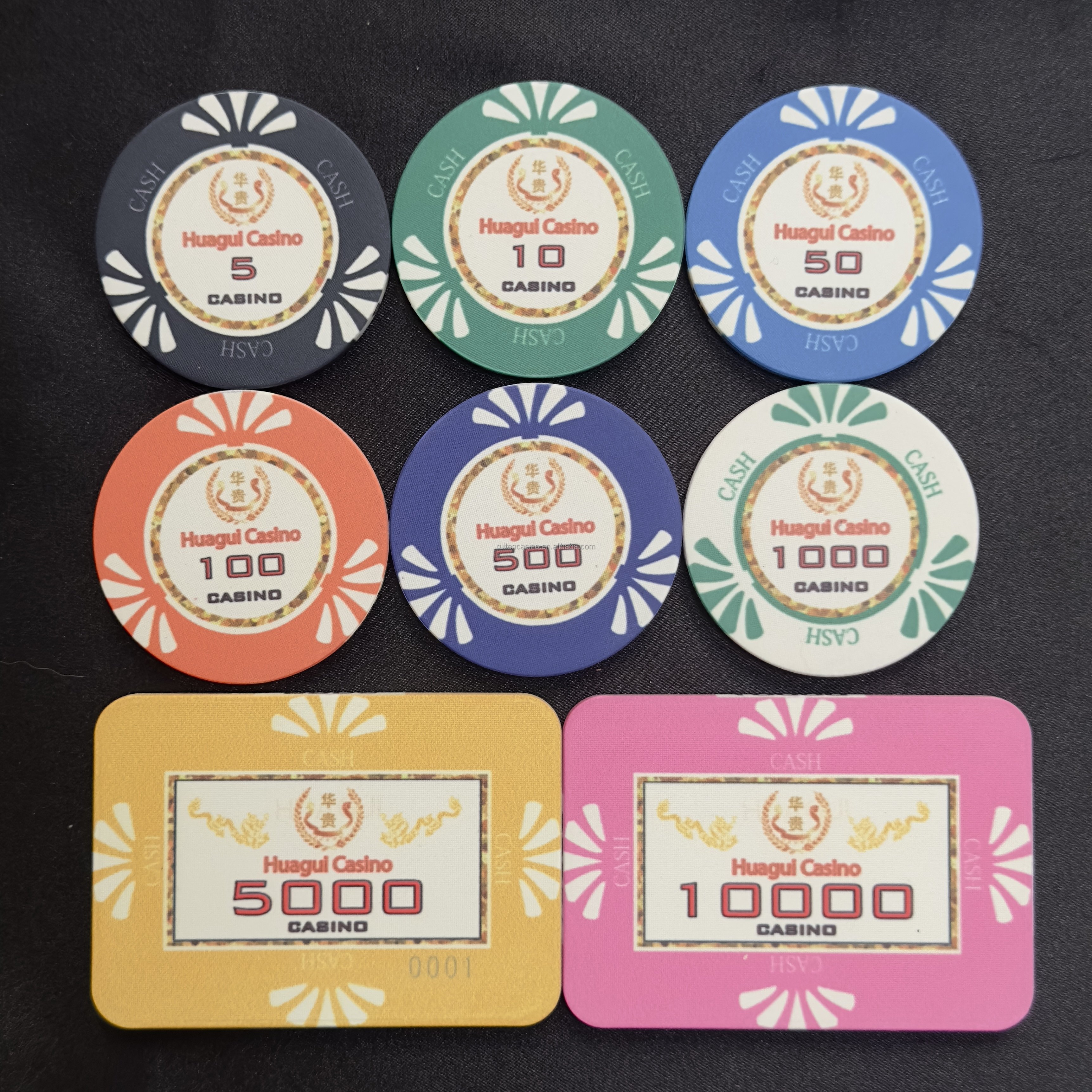 10g 40MM Ceramic Poker Chips Ceramic Chips