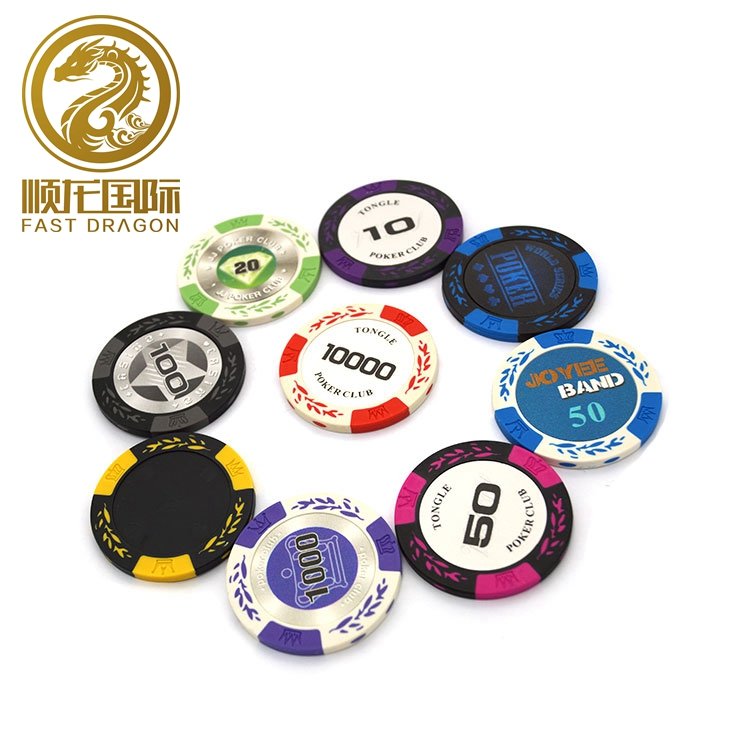 Design High Quality Poker Chips 13.5 Clay Abs Casino Chips Texas Hold'Em Poker Wholesale Poker Chips