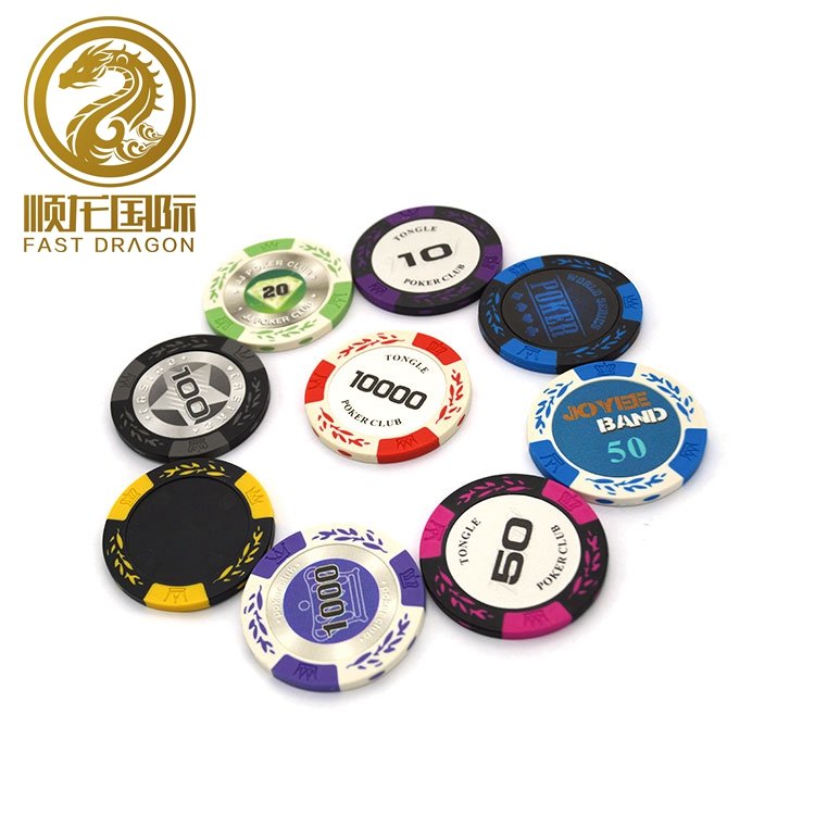 Design High Quality Poker Chips 13.5 Clay Abs Casino Chips Texas Hold'Em Poker Wholesale Poker Chips
