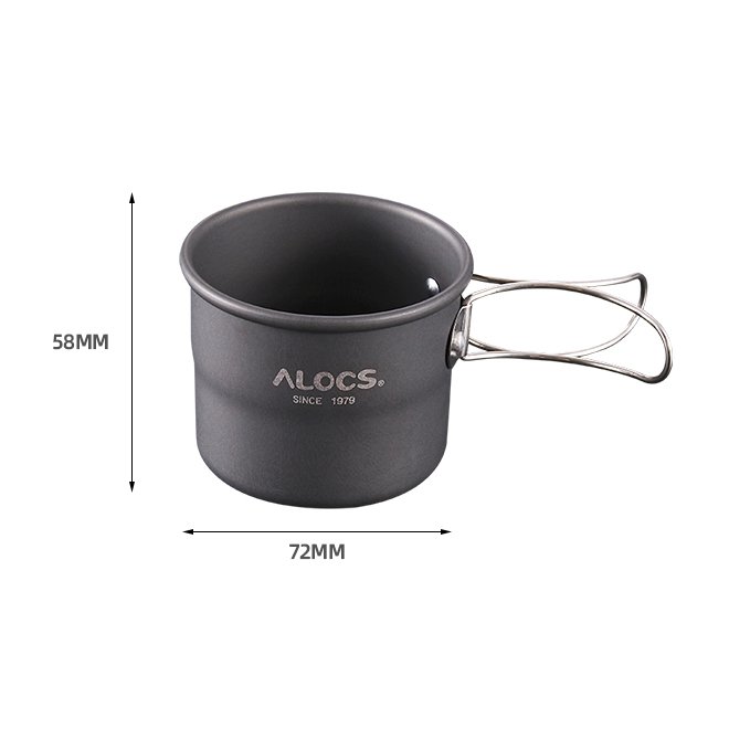 Exclusive Alocs water bottle cup set stylish Premium Insulated for outdoor escapes