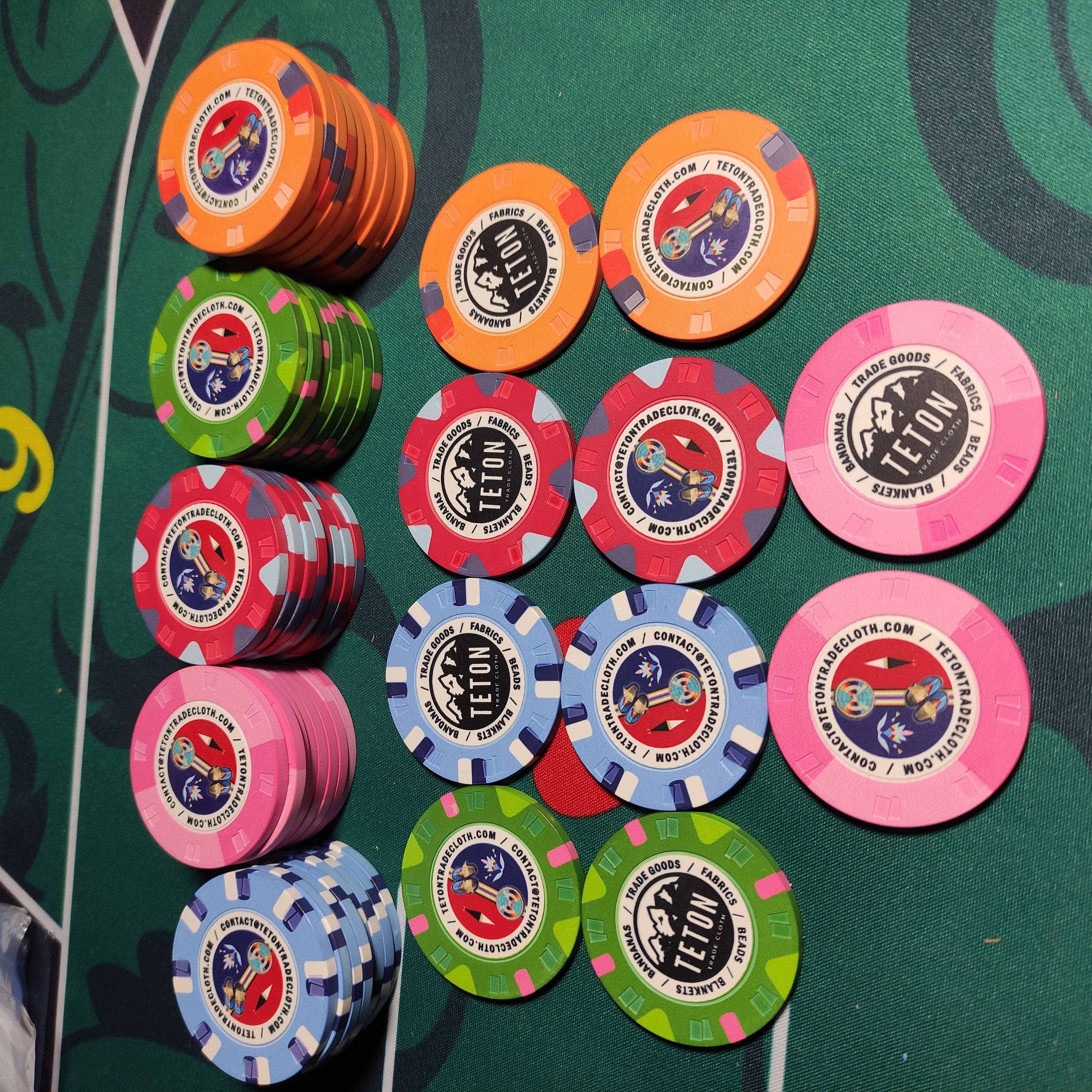 wholesale 10G ceramic poker chips without numbers options