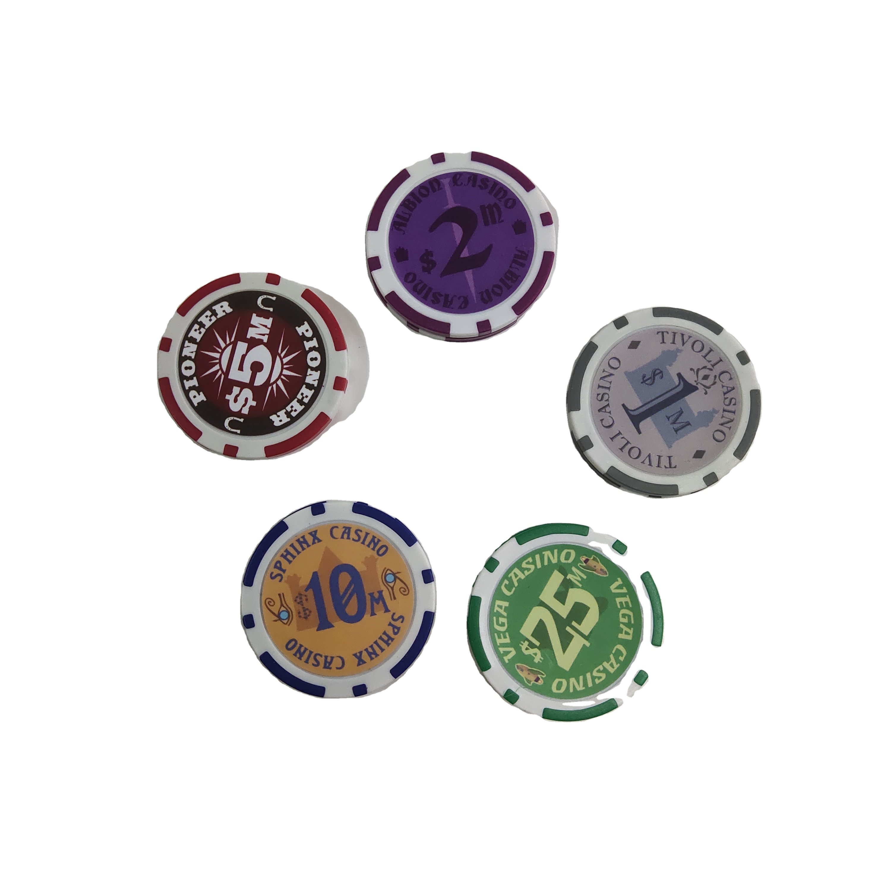 Custom poker chips 14g ceramic chips clay chips