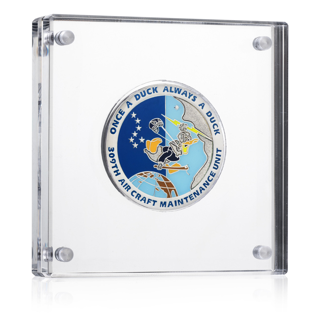 Medals Poker Chip Pins Badges Holder Challenge Coin Display Acrylic Coin Display