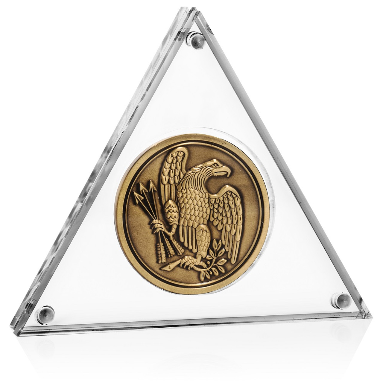 Medals Poker Chip Pins Badges Holder Challenge Coin Display Acrylic Coin Display