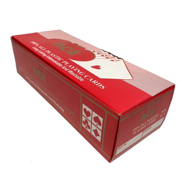 custom printed poker 100 plastic gambling poker set