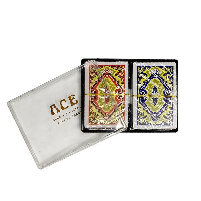 custom printed poker 100 plastic gambling poker set