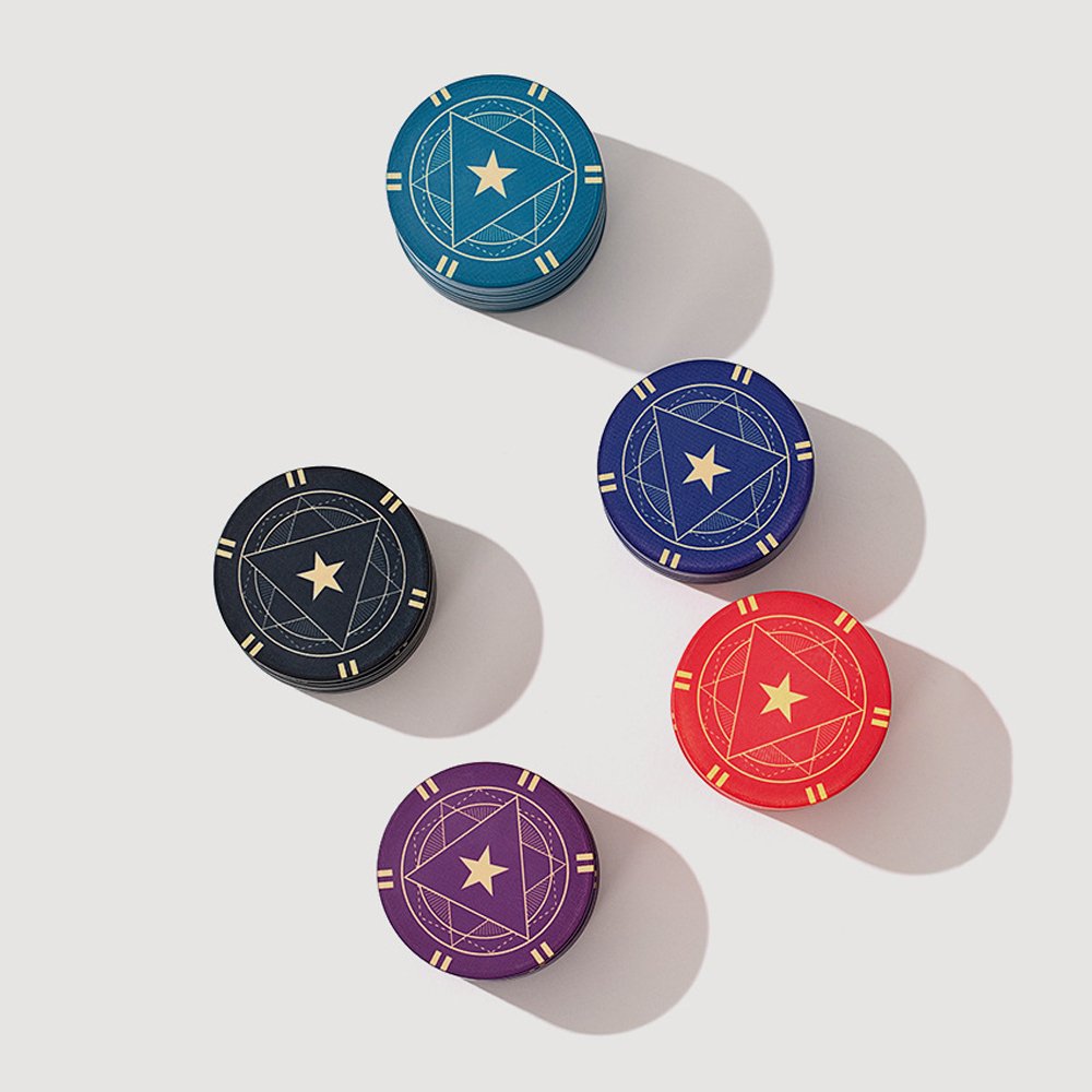 Wholesale 43mm High-End Texas Hold'Em Ceramic Poker Chips Star Poker Chips New Entertainment Casino Ept Poker Chips