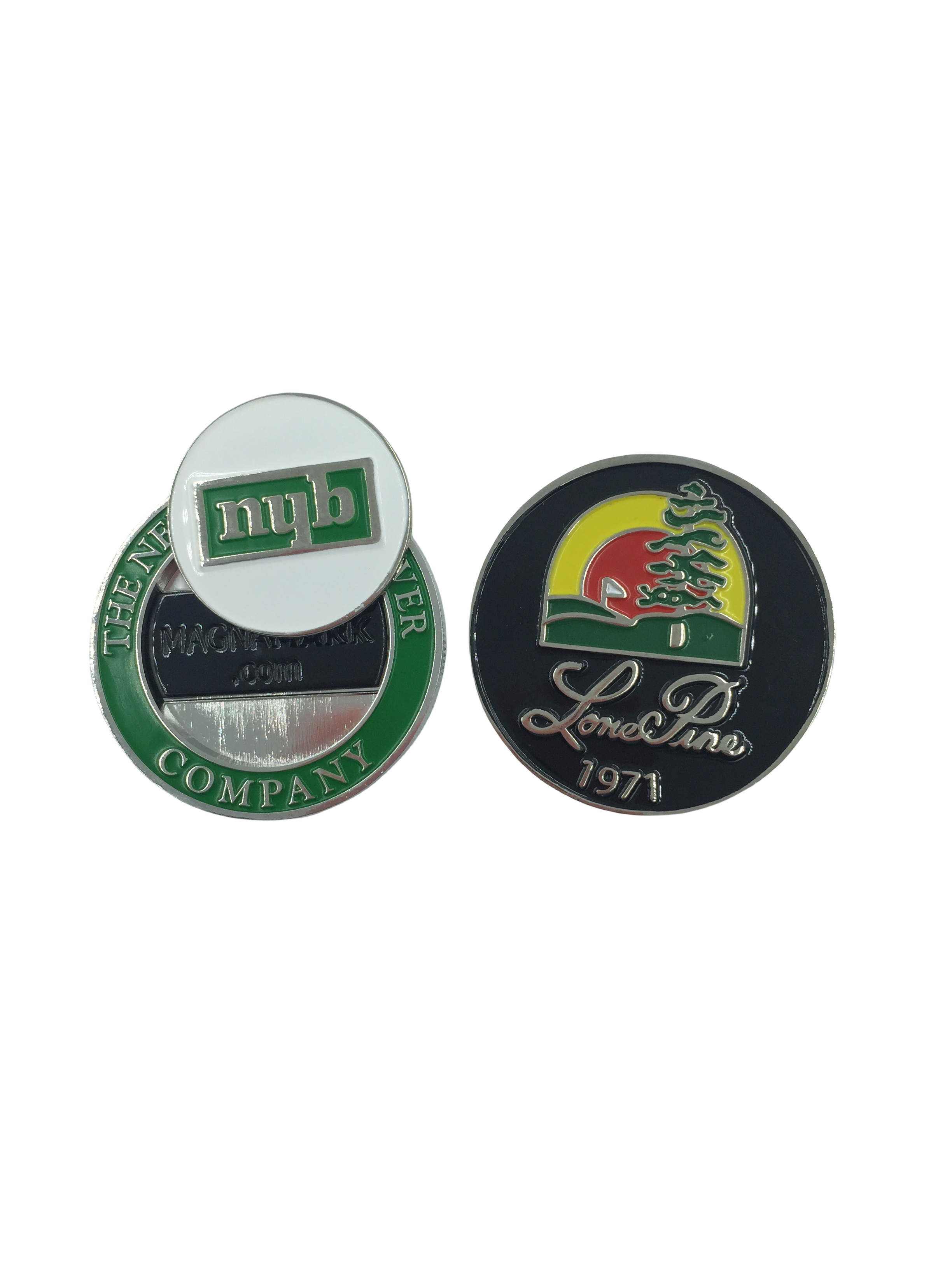 Custom Made Metal and Iron Golf Ball Marker Removable Poker Chip for Golf Enthusiasts