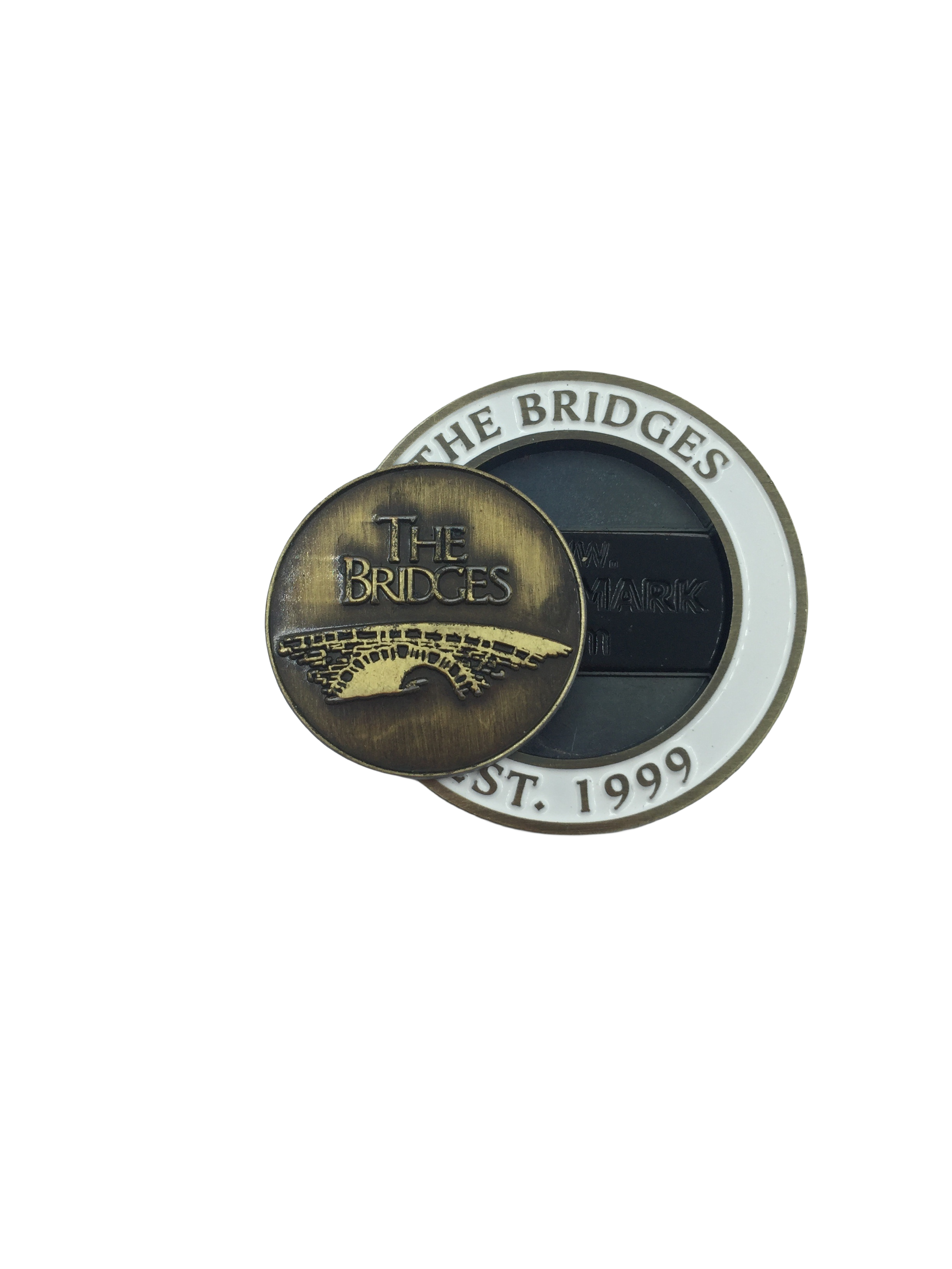 Custom Made Metal and Iron Golf Ball Marker Removable Poker Chip for Golf Enthusiasts