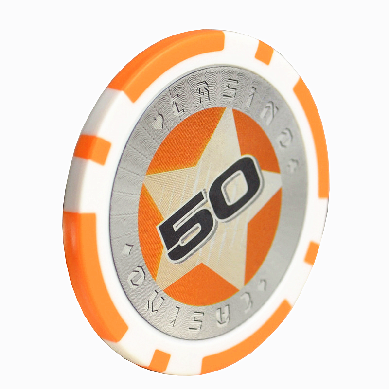 ABS Custom High Quality 40mm Casino Clay Poker Chips Poker