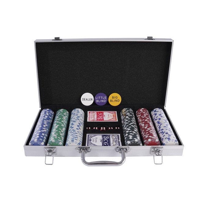 New product aluminum case custom poker chip set