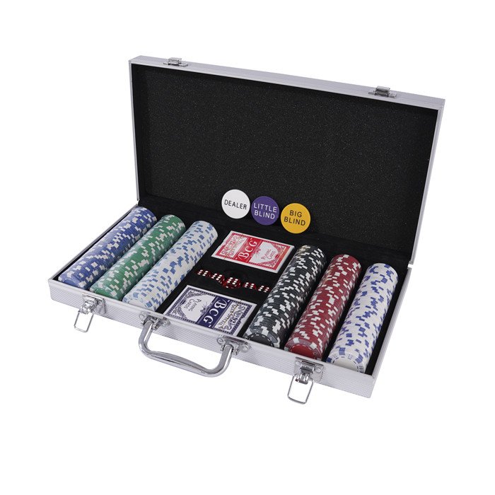 New product aluminum case custom poker chip set