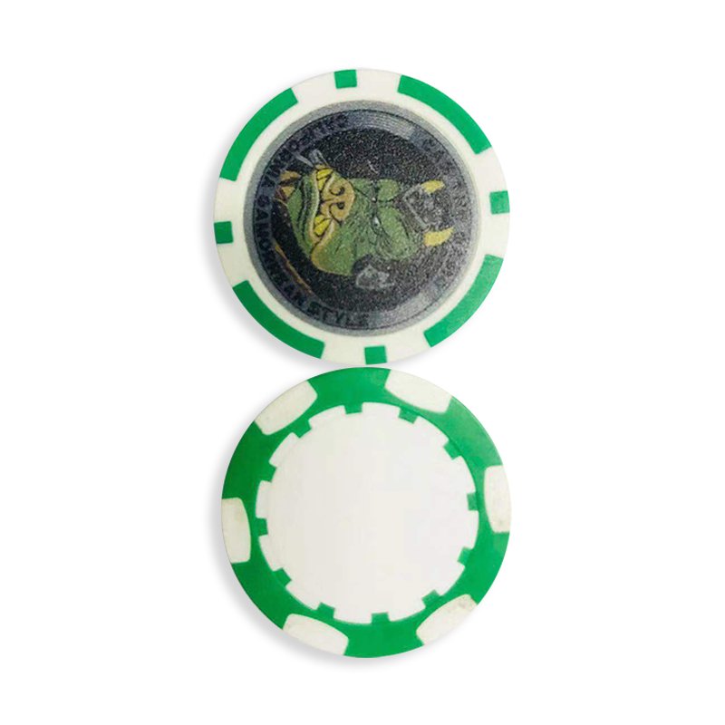 Cheap Manufacturers High Quality Free Design 14g ABS Golf Ball Marker Club Poker Chips With Custom Logo