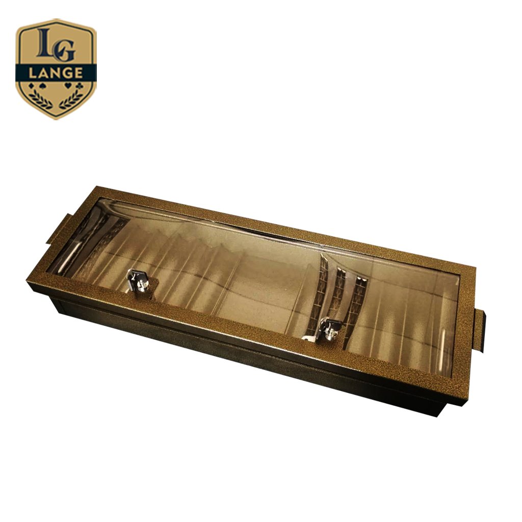 15 Column Casino Dealer Floats Double layers Custom Poker Chip Tray with Lock