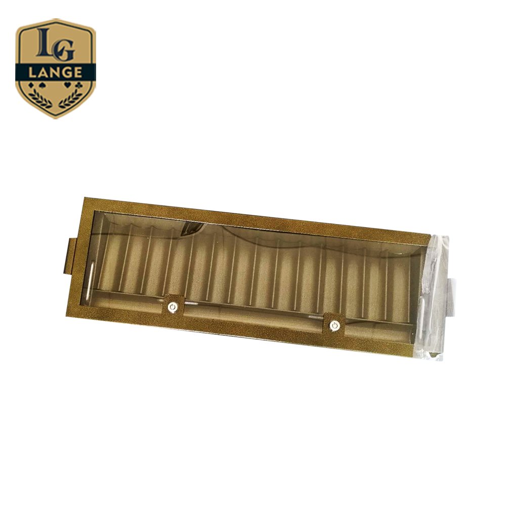 15 Column Casino Dealer Floats Double layers Custom Poker Chip Tray with Lock