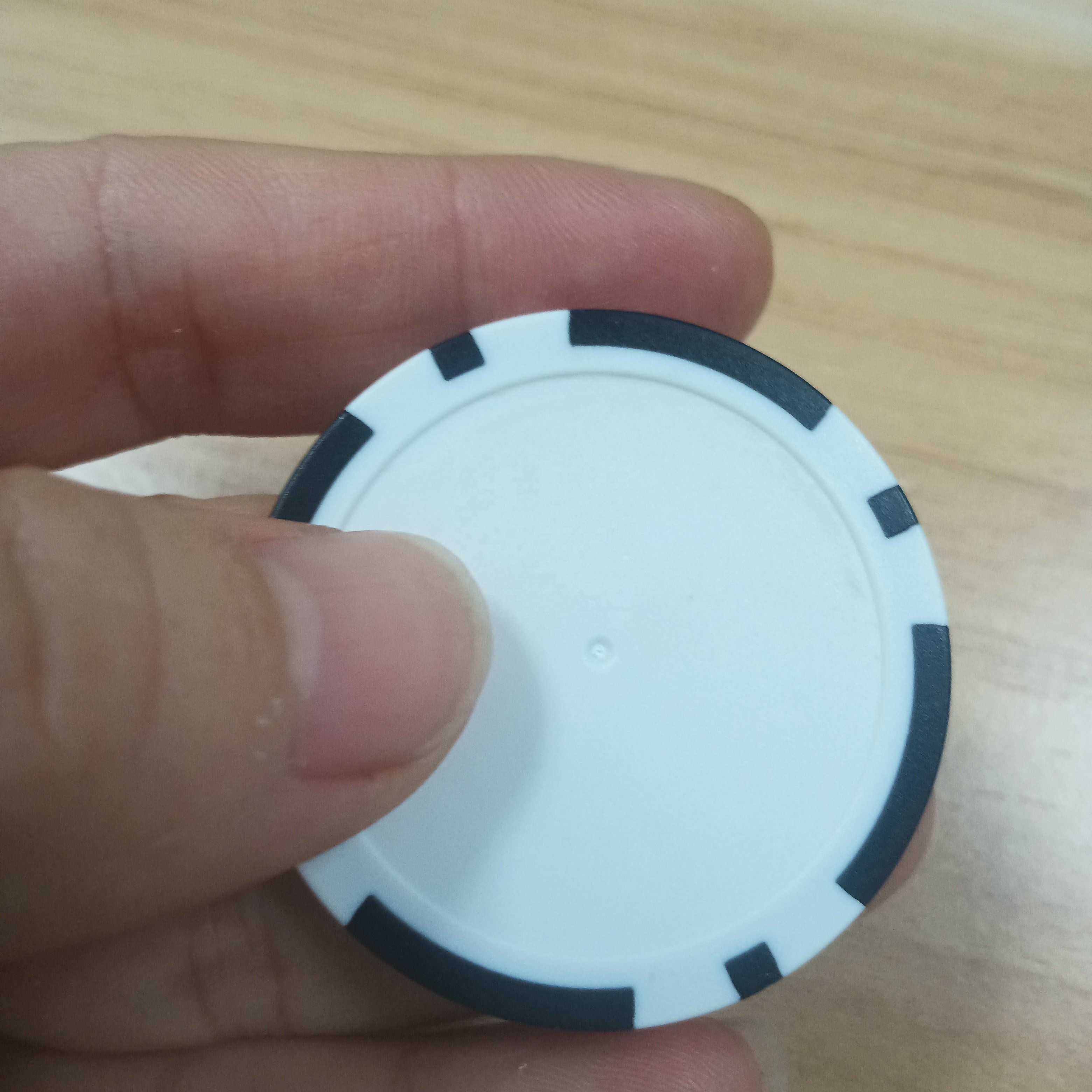 Personalized golf ball poker chips markers 11.5 Gram Blank 8 Stripe Poker Chips for Texas Blackjack Gambling