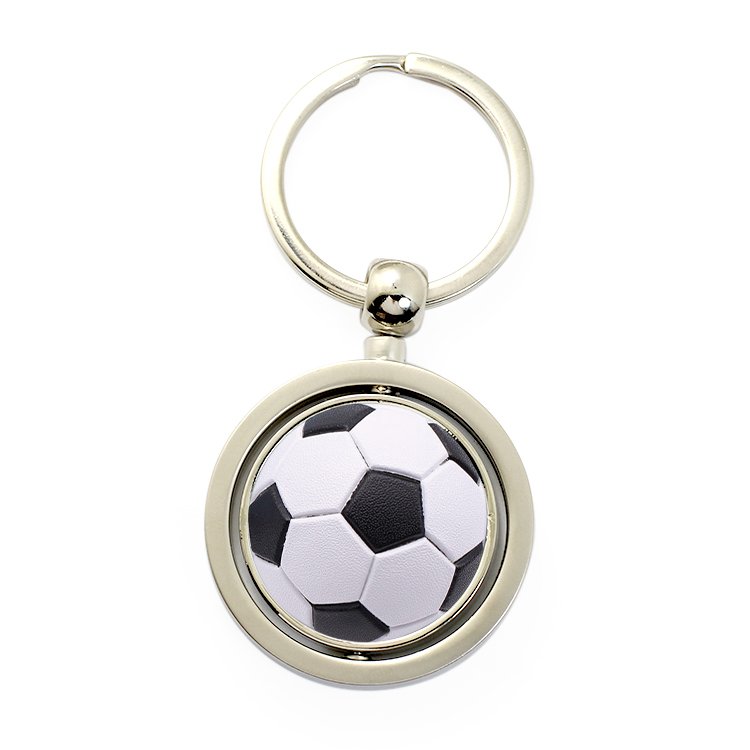 New Design Custom Promotional Advertising Keychains 2024 Round Custom Enamel Poker Chip Keychain