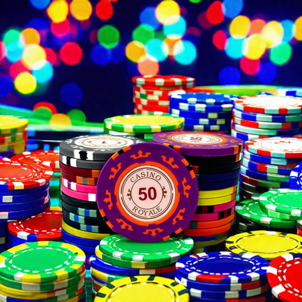 High quality customized Premium golf club Clay ABS ceramic Casino Poker Chips
