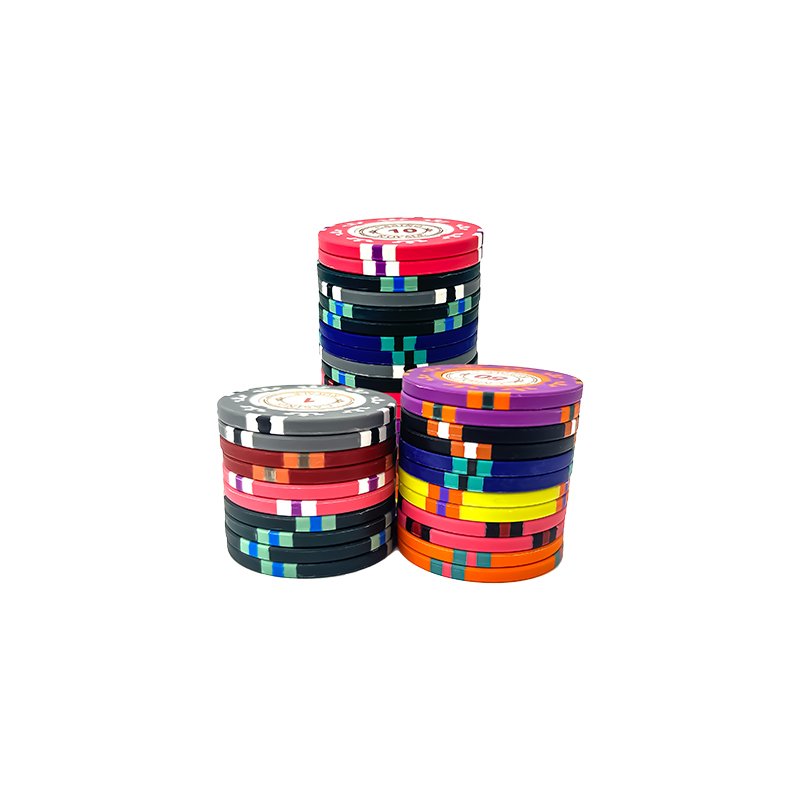 High quality customized Premium golf club Clay ABS ceramic Casino Poker Chips