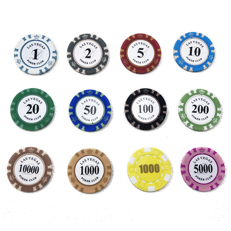 Professional 1000Pc Plastic Abs Casino Ceramic Playing Clay Poker Set 1000 Chips 14G With Aluminum Case