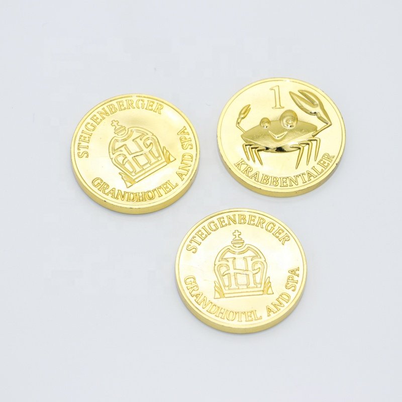 Logo Custom Color Printed Plastic Game Coins Tokens Plastic Trolly Coins