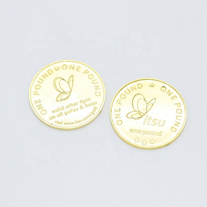 Logo Custom Color Printed Plastic Game Coins Tokens Plastic Trolly Coins