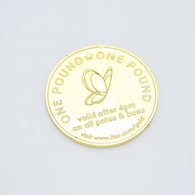 Logo Custom Color Printed Plastic Game Coins Tokens Plastic Trolly Coins
