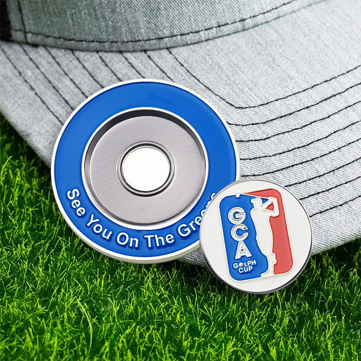 Golf Marker 3d Coin Design Your Own Magnetic 40mm Golf Ball Marker Coin Custom Coin for Golf Club
