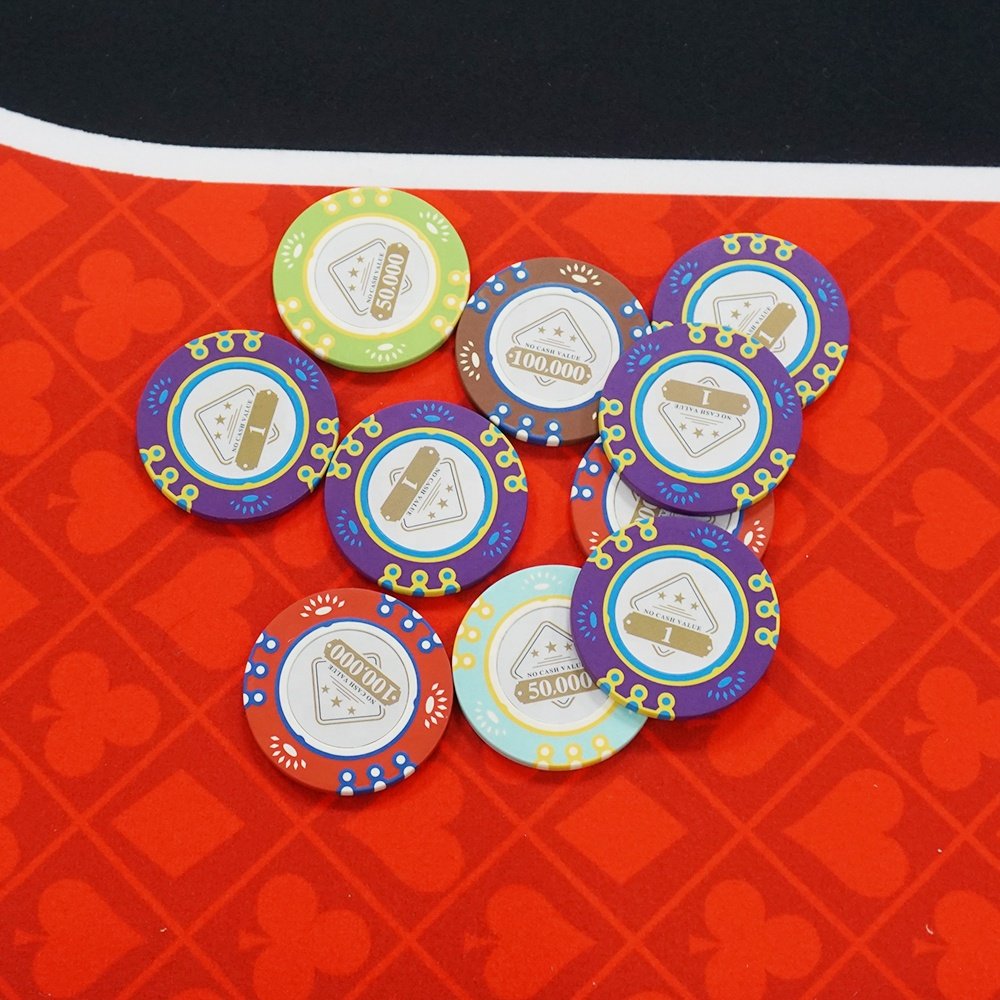 Custom Clay Composite RFID Chips Premium Casino high Denomination Chips Free Designs Free sample poker chips