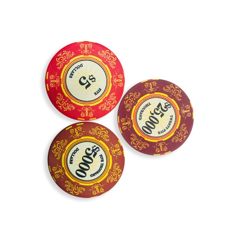 Wholesale Professional Poker Chips Magnetic Metal Poker Chip Sets Custom Ceramic Poker Chips With Custom Logo