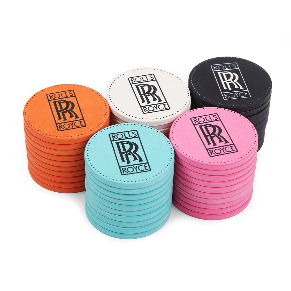Customize Texas Poker Chip Custom Logo 39mm Ceramic Poker Chips Glossy Edge for Casino Entertainment Game Commemorative Coin