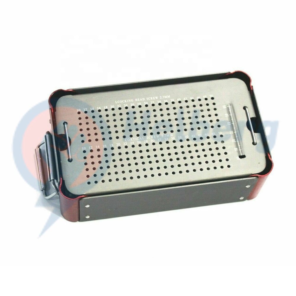Premium Dental Autoclave Sterilization Cassette Rack Box Tray for 5 Instruments
