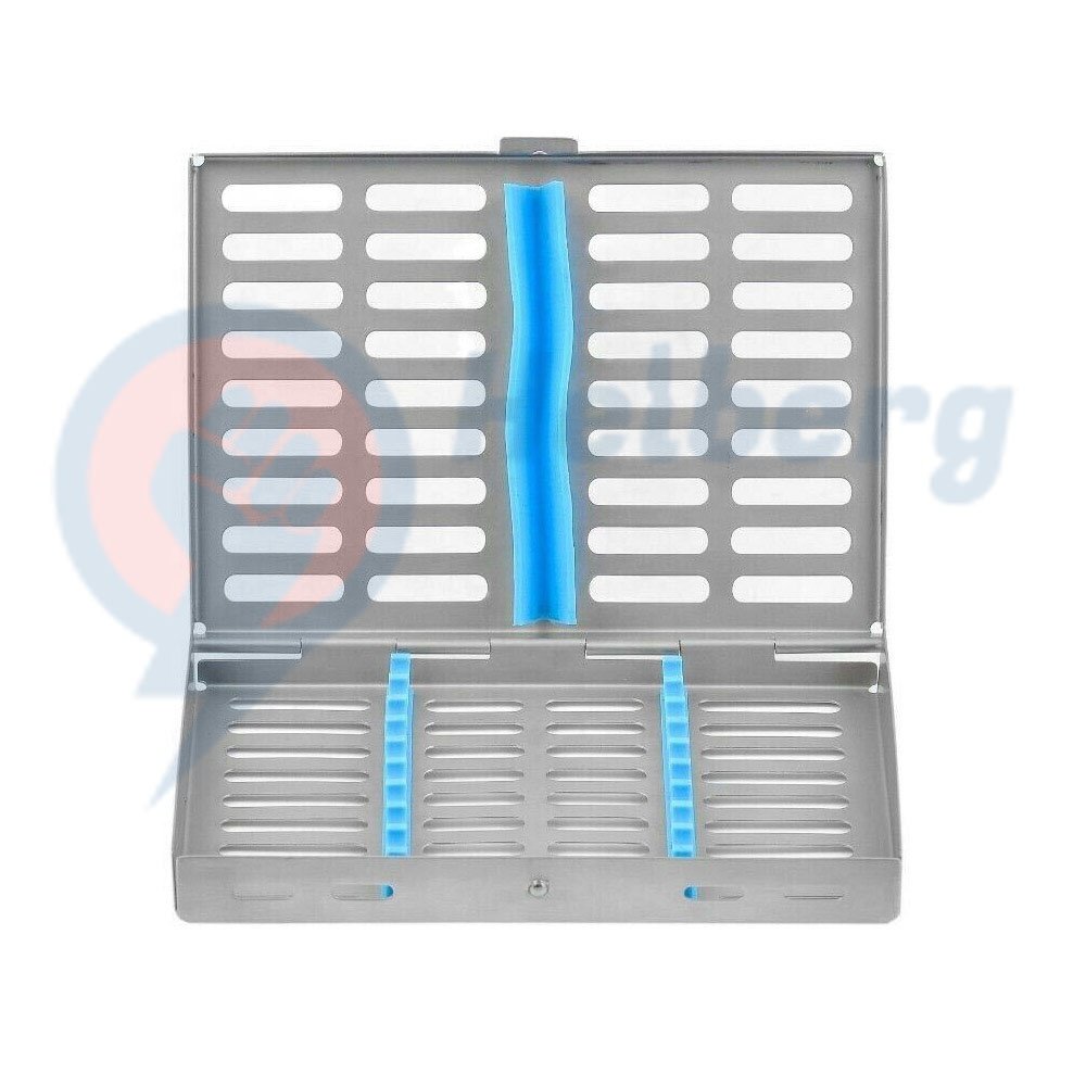 Premium Dental Autoclave Sterilization Cassette Rack Box Tray for 5 Instruments