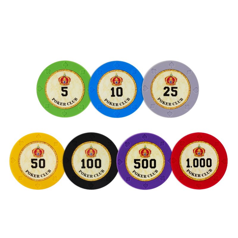 YH 100/300/500 European Texas Hold'em Engravible Chip Set Pro 14g Poker Chips